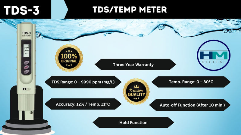 TDS-3 TDS METER